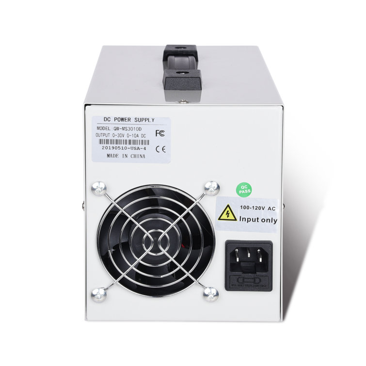 WFX Utility™ 110V AC 30V 10A DC Power Supply Precision Variable